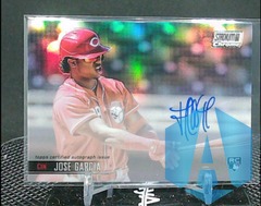 2021 Topps Stadium Club Chrome Auto Jose Garcia #SCCAV-JG Rookie Cincinnati Reds